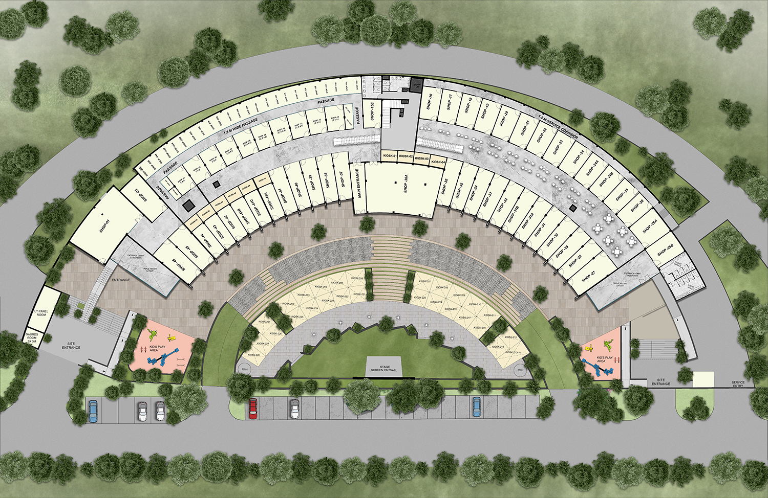 Devika Vibe 110 first floor site plan