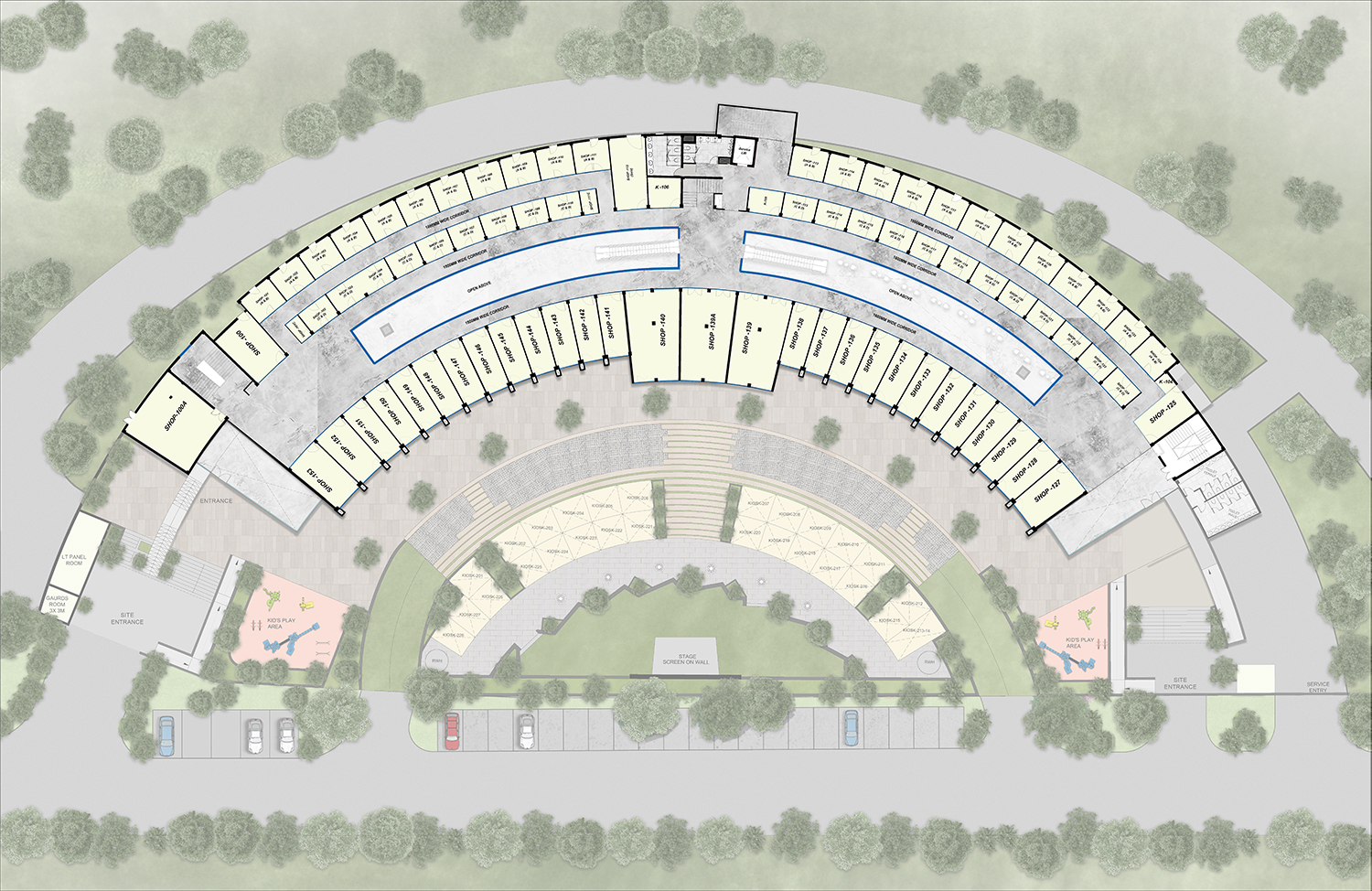 Devika Vibe 110 ground floor site plan
